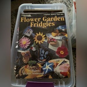 Flower Garden Fridges Pattern Booklet Leisure Arts #2607